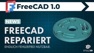 FreeCAD hat 2024 sein größtes Problem gelöst  Topological Naming Problem Fix 