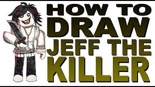 How to draw Jeff the Killer Doors