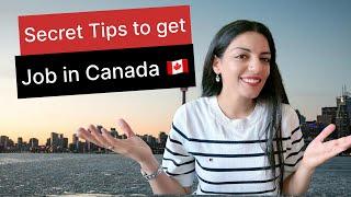 How to get a job in Canada? Secret websites and Resume tips