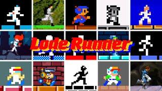 LODE RUNNER  Versions Comparison ▶ EVOLUTION through its PORTS