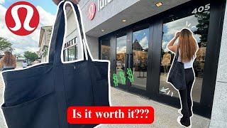 LULULEMON Multi Pocket Tote review + first impressions