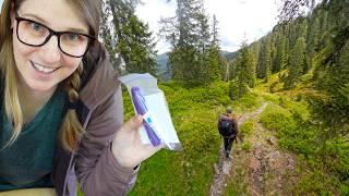 My lightweight packing hacks used for an overnight hike and stay in an Alpenverein hut