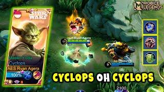 TOP GLOBAL CYCLOPS PERLIHATKAN KEKUATAN CYCLOPS HYPER KE PUBLIK - Cyclops Mobile Legends