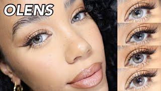 Testing Viral Korean Contacts For The First Time OLENS REVIEW ON BROWN EYES