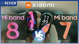 Mi band 8 vs Mi band 7 Điểm khác biệt quan trọng bạn cần biết khi chọn mua   Thế Giới Đồng Hồ