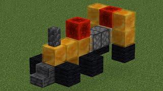 how to make working train in minecraft