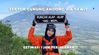 ADA MAKAM KERAMAT DI GUNUNG ANDONG  Tektok Gunung Andong Via Sawit #gunungandong #andong