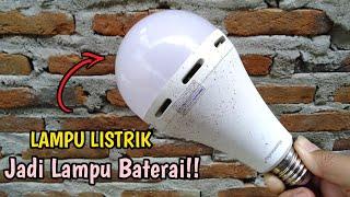 Cara membuat Lampu Led emergency pakai Aki 12 volt  Ide Kreatif  Lampu Aki  LAMPU LED