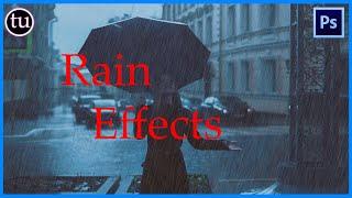 Rain Effects in Photoshop 2020 । Its easy to learn and use
