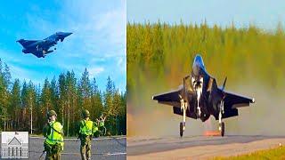 F-35 Lightning II Lands on Highway in Finland for the First Time