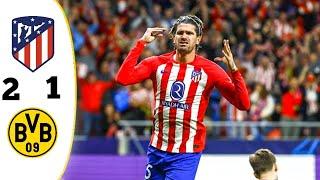 Atletico Madrid vs Dortmund 2   1 Highlight & goal