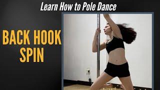 Back Hook Spin - Beginner Pole Dance Spin  PolePedia