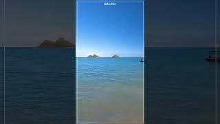 Lanikai Beach  Heavenly Beach ️ Kailua Oahu  Hawaii John #Shorts