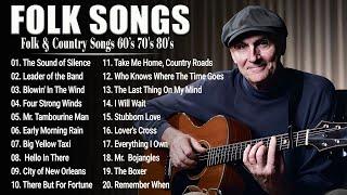 Best Folk Songs Of All Time  Folk & Country Songs Collection Beautiful Folk Songs