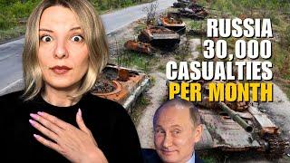 30К PER MONTH RUSSIA LOSES MORE THAN IT GAINS Vlog 729 War in Ukraine
