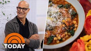 Stanley Tucci shares his easy recipe for pasta fagioli