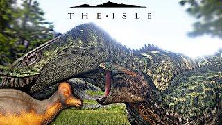 The Isle - CORYTHOSAURUS SKINS PREVIEW BABY SHANT NESTING & REX ATTACKS NEST OF NEWBORNS - Gameplay