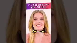 How to pronounce Meghann Fahy correctly #ForDummies #Shorts #Comedy #MeghannFahy #Meme #Edit #Info