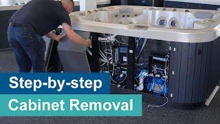 How to remove a Vortex Spas™ Cabinet panel