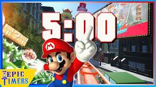 5 Minute Mario Roller Coaster Countdown Timer with Music