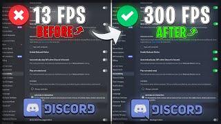 DISCORD FIX FPS DROPS & STUTTER WHILE GAMING