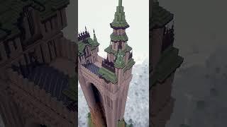 The Arch Tower - A Minecraft Timelapse Short free download #shorts