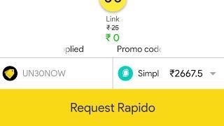 Rapido Free Bike Ride Coupon For All users