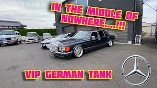 Found an Amazing Like New Mercedes 560SEL W126 in Japan Only 79 000 KM. BBS Wheels & Airlift Susp.