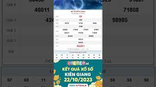 XSKG 22102023 - KQXSKG - Xổ số kiến thiết Kiên Giang ngày 22 tháng 10 năm 2023 #xskg #kqxskg #sxkg