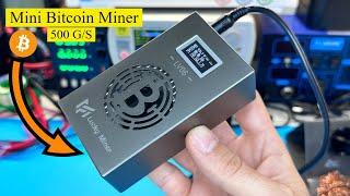 surprising  Mini Bitcoin Miner 500gs Hashrate Lucky Miner LV06