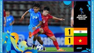 #AFCU17 - Group D  India 1 - 1 Vietnam