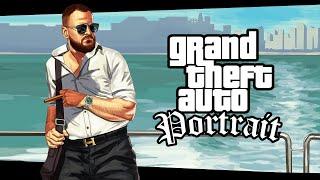 GTA 5 Portrait Art Style - Time Lapse Painting