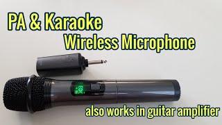 Wireless Microphone from Amazon ARCHEER UHF Bluetooth Microphone with Rechargeable Receiver