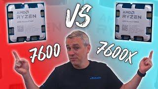 Ryzen 5 7600 Vs Ryzen 5 7600X 42 Game Benchmark  1080p 1440p & 4K