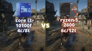 i3 10100f vs ryzen 5 2600 in 9 games - Which One You Should Buy?