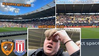 PLAYOFF DREAM CRUSHED as BEST AWAY FANS THIS SEASON RUN RIOT Hull City 0-2 Stoke City Matchday vlog