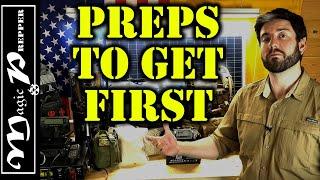 Priority Of Prepping List For Beginners  Preps To Get First