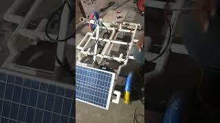 PVC based Solar powered electric car