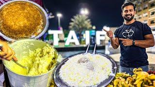 Traditional Old Tribal Food of Taif Saudi Arabia SALEEQ With Cream Milk & Clarified Butter