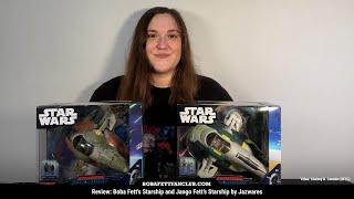 Review Boba Fetts Starship and Jango Fett’s Starship by Jazwares