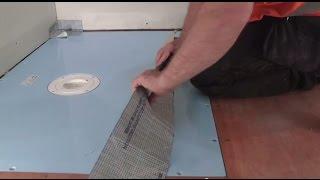 How to install a wetroom on a timber floor - AKW TuffForm & FormSafe