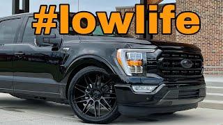 LOWERED on 24s 2021 Ford F150 Covert Edition Custom XLT Crew Cab Truck Full Review Velgen Forged