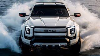 2025 How BYD YangWang PICKUP swims between bodies of water The most powerful PICKUP
