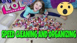 LOL Surprise Speed Cleaning  2 Ways to Organize and Store My LOL Dolls