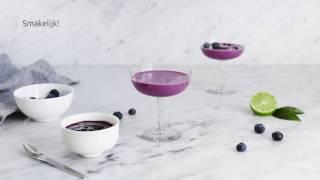 Heerlijk roze PANNA COTTA met bamix