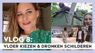 VLOG #8 Met Bo de vloer uitzoeken & dronken het speelhuisje schilderen ●  Rebeccas bouwval ●  VIVA