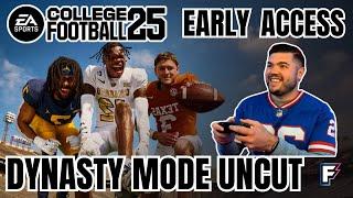 DYNASTY MODE UNCUT COLLEGE FOOTBALL 25 EARLY ACCESS