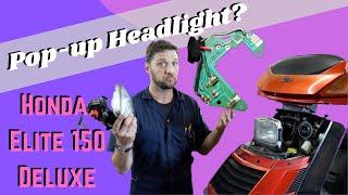 Can we fix the Pop-Up headlight on this vintage Honda Scooter?