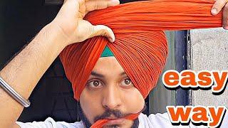 how to tie free style wattan wali pagg perfect shape ਵੱਟਾਂ ਵਾਲੀ ਪੱਗ ਸਭ ਤੋ ਅਸਾਨ ਢੰਗ ਨਾਲ