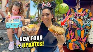  Trying STRANGE NEW Disneyland Foods...  D23 Day NEWS Updates Halloween Time Merch + MUCH MORE